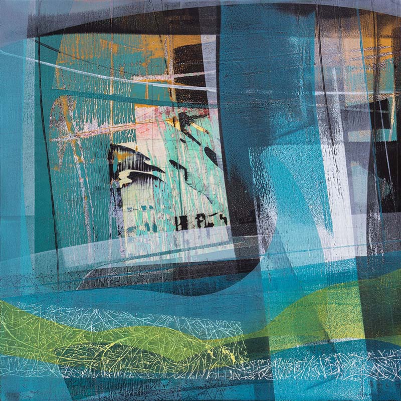 Harbour Light St Ives 03 oil painting on board by Ian Harrold, Porthminster Gallery