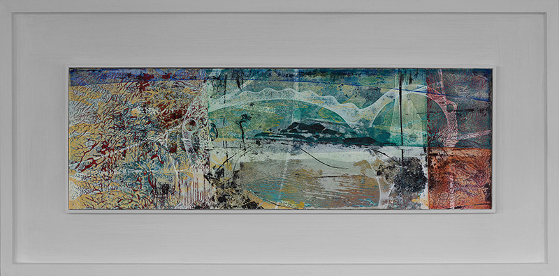 Kayak #02 oil on board by Ian harrold, for sale at Porthminster Gallery, St Ives, Cornwall