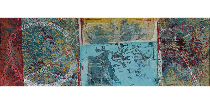 Kayak03 oil painting on board by Ian Harrold, for sale at the Porthminster gallery