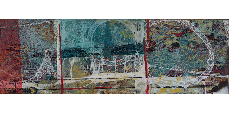 Kayak04 oil painting on board by Ian Harrold, for sale at Porthminster Gallery, St Ives, Cornwall