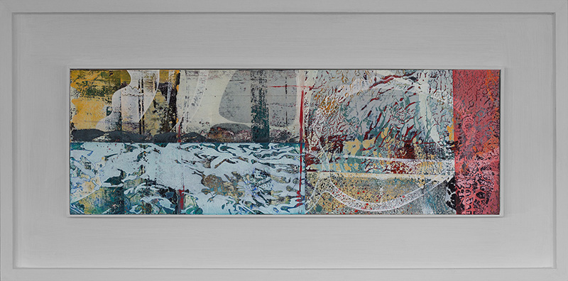 Kayak05 oil painting on board by Ian Harrold, for sale at Porthminster Gallery, St Ives, Cornwall