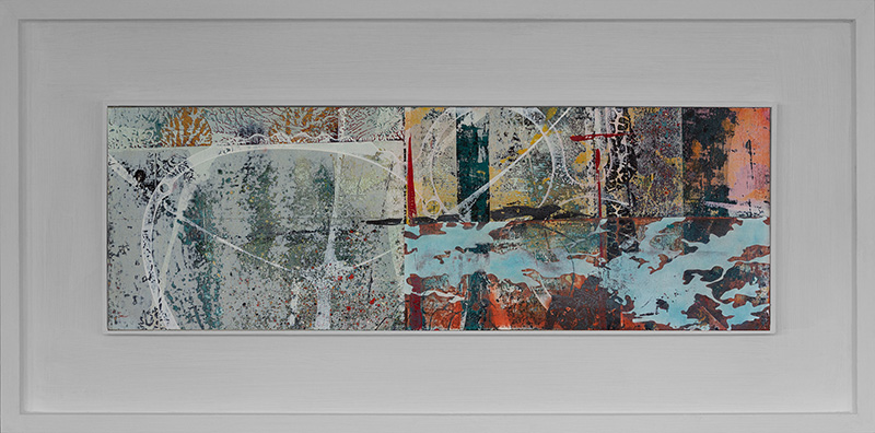 Kayak #07 oil on board by Ian harrold, for sale at Porthminster Gallery, St Ives, Cornwall
