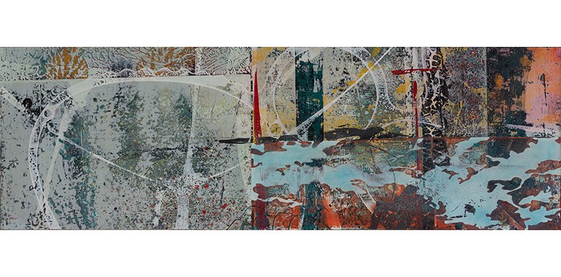 Kayak07 oil painting on board by Ian Harrold, for sale at Porthminster Gallery, St Ives, Cornwall