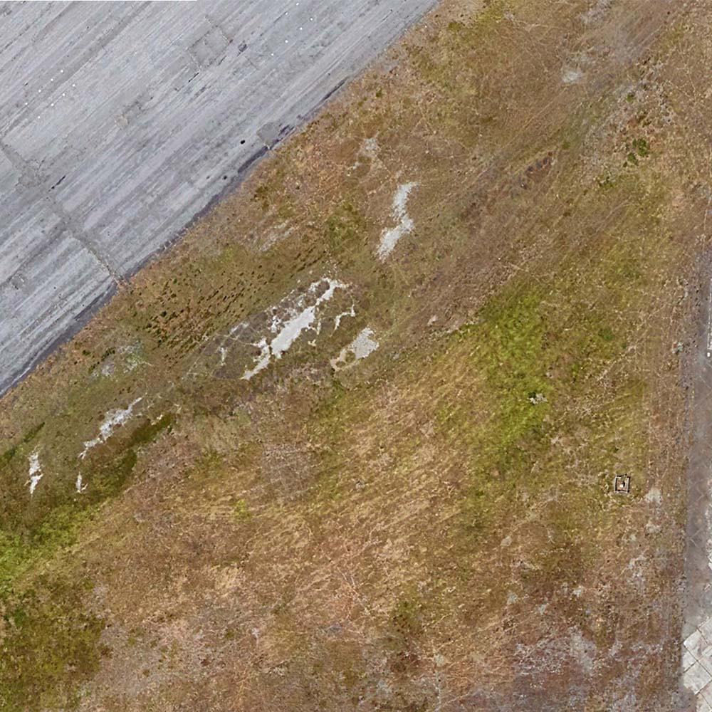 Detail of aeriel view of an air base. Source inspiration for Take Flight