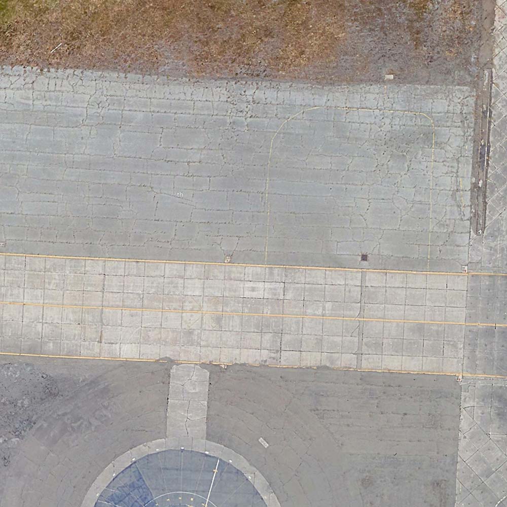 Detail of aerial view of an air base. Source inspiration for Take Flight