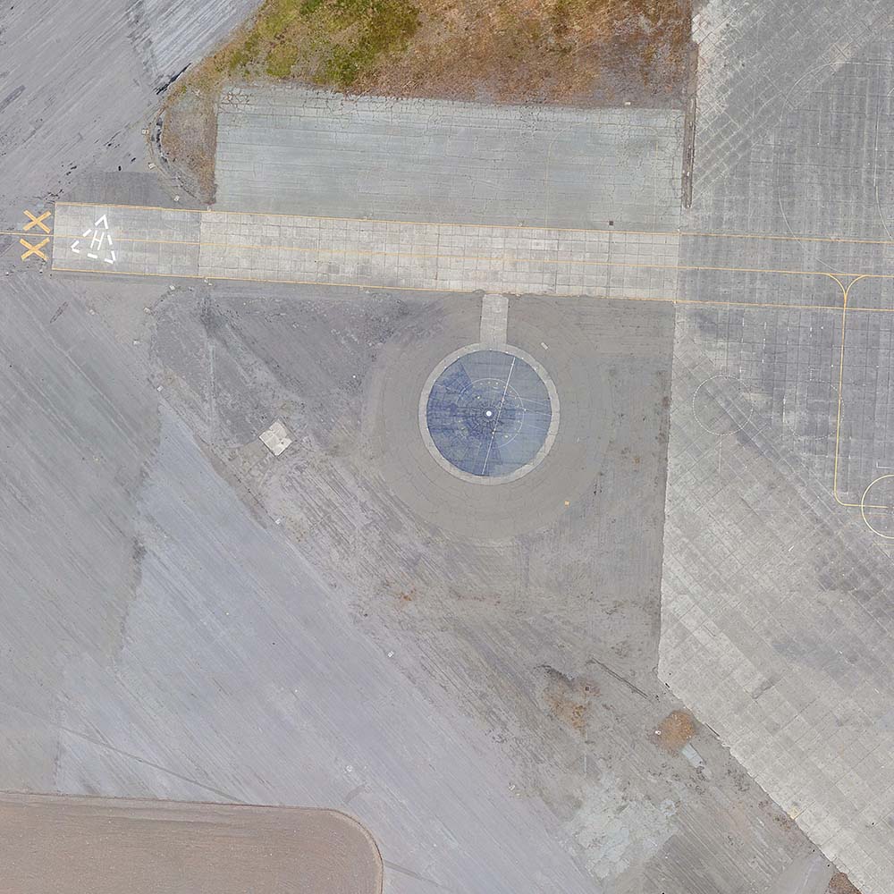 Detail of aerial view of an air base. Source inspiration for Take Flight