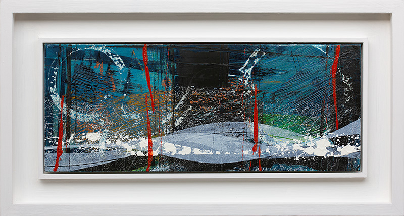 Beyond_the_Sea_Roads#02 oil painting on board by Ian harrold at the Porthminster gallery