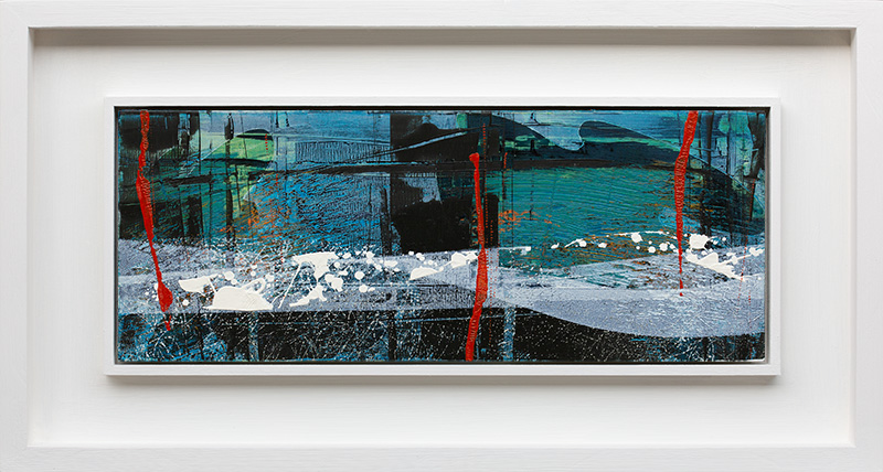 Beyond_the_Sea_Roads#07 oil painting on board by Ian harrold at the Porthminster gallery