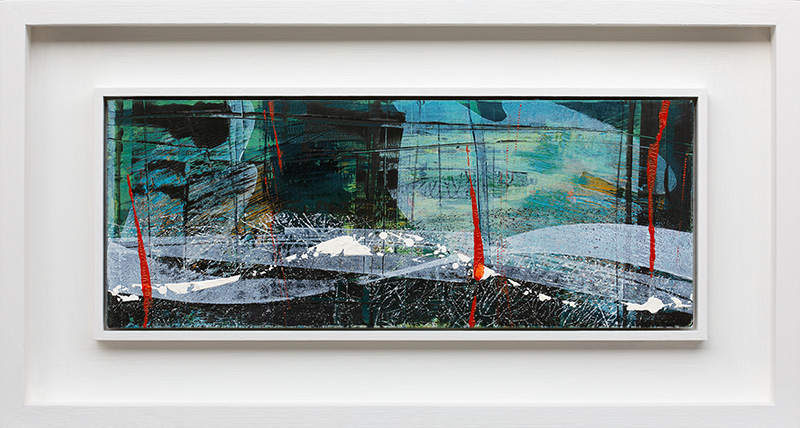 Beyond_the_Sea_Roads#08 oil painting on board by Ian harrold at the Porthminster gallery